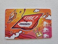 2021 TACO BELL Gift Card FIRE Graduation Gift No Value ($0)  picture