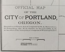 1892 PORTLAND OREGON Map 14