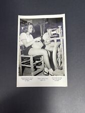 Vintage Postcard Former Refugee Girl At The Spinning Wheel In Israel RARE picture