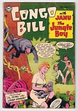 CONGO BILL #3 2.5 SCARCE DC COMICS 1954 OW PAGES GREG EIDE COLLECTION picture