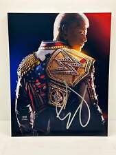 Cody Rhodes WWE Champion Silver Signed Autographed Photo Authentic 8X10 COA picture