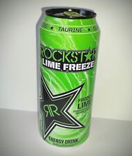 RARE 2016 Rockstar Energy Drink LIME FREEZE (1X) FULL SEALED 16oz Can picture