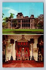 Honolulu HI-Hawaii, Iolani Palace, Antique Vintage c1972 Souvenir Postcard picture