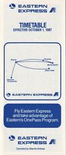 Atlantis Airlines timetable 1988/10/01 Eastern Express picture