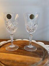 Crystal Set of 2 Diamant Cristal D'Arques Durand Crystal Wine Glass Stemware picture