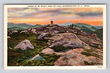 Adirondack Mts NY-New York, Summit Of Mt Marcy, Antique, Vintage Postcard picture