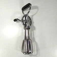 Vintage Oekcoo Egg Beater Stainless Steel Manual Retro Hand Mixer USA Handheld picture