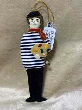 St. Nicolas Embroidered  Artist Ornament 6 Inches Tall #9414 AT NEW picture