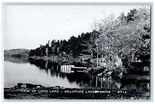 c1950s Long Lake View House Belgrade Lakes Maine ME RPPC Photo Postcard picture