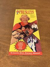 Rare - Presley’s Mountain Music Jubilee Brochure Pamphlet 1991 Branson Missouri picture