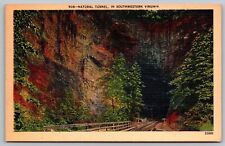 Natural Tunnel Southwestern Virginia Railway Railroad Rock Formation Postcard picture