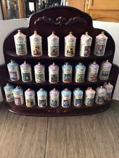 Lenox Walt Disney Spice Jar Set - Complete Set of 24 With Display Shelf picture