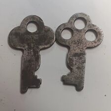2 Antique Yale #5 Cabinet Keys. picture