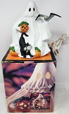 Vintage 1993 Halloween Prettique Freddie The Ghost Porcelain With Light Bulb picture