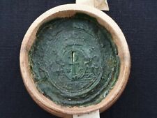 RARE Royal French Wax Seal Box Royalty Nobility Document King Louis XVI France picture