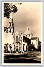 RPPC St. Vincent Catholic Church LOS ANGELES California CA VINTAGE Postcard picture