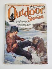 Outdoor Stories Pulp Magazine April 1928 