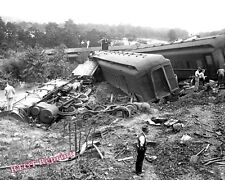 Photograph of the Crescent Limited Anacostia Bridge Accident Year 1933  8x10 picture