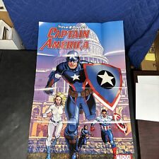 Marvel Comics Steve Rogers Captain America Promo Poster 2016 Folded 24x36 Unused picture