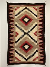 Antique 1920s Navajo Rug Native American Blanket Eye Dazzler 36”x59” WOW picture