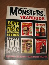 1962 FAMOUS MONSTERS YEARBOOK Magazine ~No Back Cover~ picture