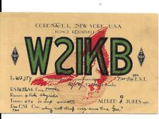 QSL 1936 Corona  New York   radio card picture