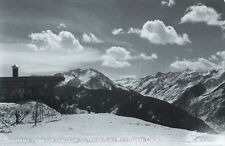 Sun Deck Panorama On Ajax Mountain Aspen Colorado 1930s Sanborn RPPC Postcard picture