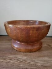 Hand Turned Wooded Bowl Pedestal  10