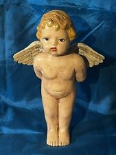 Antique/Vintage Ceramic Cherub Standing Angel Figurine picture