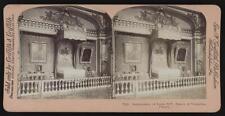 Bedchamber of Louis XIV, Palace of Versailles, France  Old Photo picture