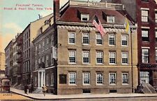 Fraunces Tavern New York City Pearl Street Bar Tavern 1910s Vtg Postcard D36 picture