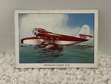 1940-42 Wings Cigarettes T87 Grumman Model G-21 #47 Series A picture