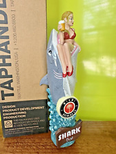 Miami Brewing Shark BEER Tap Handle Bait Bikini Girl 12