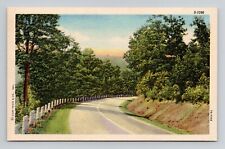 Postcard Greetings from Morton Illinois, Vintage Linen A20 picture