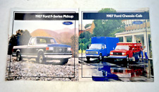 1987 Ford F-Series Pickup & Ford Chassis-Cab Sales Brochures picture