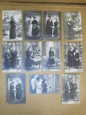 C1918 German Young Girls Catholic Confirmation RPPC Stamped & Posted 11 pc Lot picture