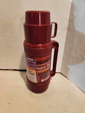 Vintage Dunkin Donuts Coffee Thermos With Drinking Cup 1 Liter Model 32-34-100 picture