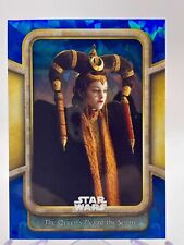 2024 Topps Star Wars Phantom Menace Sapphire The Queen's Plea to the Senate #60 picture
