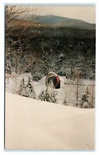 Postcard Indian Head Resort - Old Water Wheel, Franconia Notch Lincoln NH J8 picture
