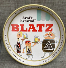 Vintage 1959 Blatz Bottle Keg and Can Man Beer Tray Milwaukee’s Finest - NICE picture