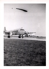US Air Force Douglas C-54 Skymaster Transport Plane 1950s Vintage Military Photo picture