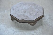 Vintage Stone Unique Octagonal Shape Small Handcrafted Stand picture