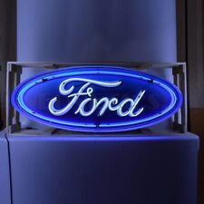 5-Foot Ford Oval Car Garage Neon Light Sign Steel Can Design 60
