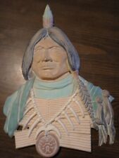 VINTAGE 1970’s METAL NATIVE AMERICAN INDIAN WALL ART ~SEXTON ~ CAST IRON 13