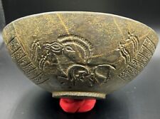 Central Asian Bactrian Roman Greek ANTIQUE STONE DECORATED VESSEL Bowl picture