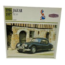 Cars of The World - Single Collector Card  1954 1957 Jaguar XK 140 picture