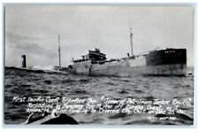 1941 General Petroleum Tanker Emidio Crescent City CA RPPC Photo Postcard picture