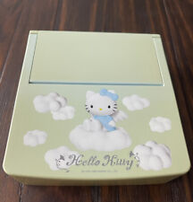 Vintage 1999 Hello Kitty Blue Angel Case Make-Up Jewelry, Rare With Mirror picture
