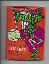 1988 LEAF BASEBALLS' GREATEST GROSSOUTS  single Wax Pack picture