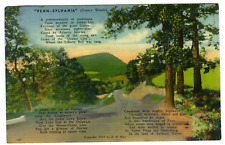 Penn- Sylvania Penn's Woods Poem Postcard picture